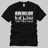 Crazy Bachelor Erkek Tişört - XL - Siyah
