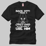 Crazy Back Off I Have A Erkek Tişört - M - Siyah