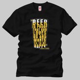 Crazy Beer Is Proof Erkek Tişört - Siyah
