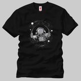 Crazy Black Hole Erkek Tişört - Siyah