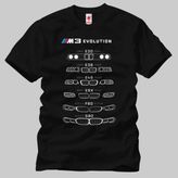 Crazy Bmw M3 Evolution Erkek Tişört - XL - Siyah