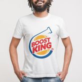 Crazy Boost King Erkek Tişört - Beyaz