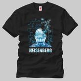 Crazy Breaking Bad Blue Crystal Erkek Tişört - Siyah