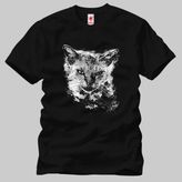 Crazy Cat Erkek Tişört - S - Siyah