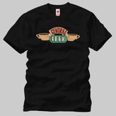 Crazy Central Perk Logo Erkek Tişört - M - Siyah