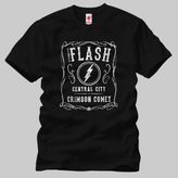Crazy Flash Central City Erkek Tişört - M - Siyah