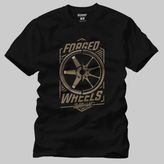 Crazy Forged Wheels Erkek Tişört - M - Siyah