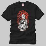 Crazy Game Of Thrones Fire Cannot Kill A Dragon Erkek Tişört - XL - Siyah
