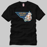 Crazy Just Roll With It Bb 8 D O Erkek Tişört - M - Siyah