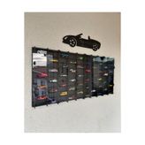 CrDesign PLEKSİ KAPAK 100 LÜ OYUNCAK ARABA RAFI