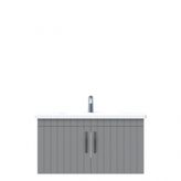 Creavit D10 Next Tezgah Altı Kapaklı 100 cm Gri Lake Lavabo Dolabı
