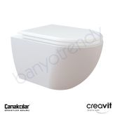 Creavit Free Kanalsız Asma Klozet ve Kapak