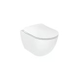 Creavit Free Mat Beyaz Kanalsız Asma Klozet Fe322, Creavit Duck Duroplast Yavaş Kapak