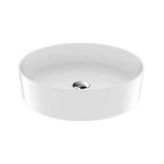 Creavit Loop 45 cm Mat Beyaz Yuvarlak Çanak Lavabo