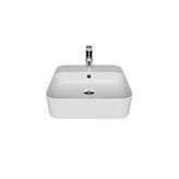 Creavit Lp046 Loop Kare Çanak Lavabo 45 Cm Beyaz