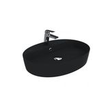 Creavit LP160 Loop 40x60 cm Mat Siyah Oval Çanak Lavabo