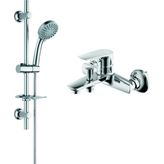 Creavit Solo Banyo Batarya Duş Seti - Krom