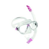 Cressi Marea-gamma Yetişkin Maske Şnorkel Seti Şeffaf-pembe