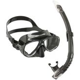 Cressi Marea+Gamma Black Yetişkin Maske Şnorkel Seti
