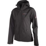 Cresta Outdoor Basic Kapüşonlu Kadın Softshell Ceket - Siyah - M