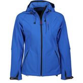Cresta Outdoor Kapüşonlu Dynamic Kadın Softshell Ceket - Mavi - 2XL