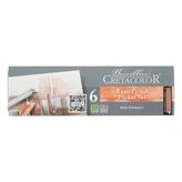 Cretacolor Basic Drawing Set Temel Çizim Kalemleri 6 Renk Metal Kutu 40006