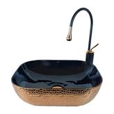 Crocodile Rose Gold Çanak Lavabo