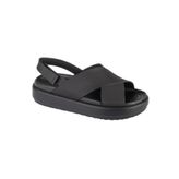 Crocs Brooklyn Luxe Cross Strap 209407-060 Platform Black/Black Siyah Kadın Sandalet
