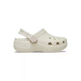 Crocs Classic Platform Bloom Clog 213447-2MD Summit White Krem Kadın Platform Terlik