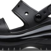 Crocs Uniseks-Yetişkin Mega Crush Sandalet, Siyah, 37/38 EU