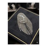 CROCUS DESIGN Kristal taş tasarım çok amaçlı aplik broş
