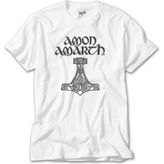 Crows Gate Amon Amarth Mjolnir Beyaz Tişört - XS