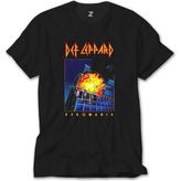 Crows Gate Def Leppard Pyromania Siyah T-Shirt