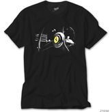 Crows Gate Ferrari Steering Wheel Siyah Tişört - M