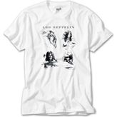 Crows Gate LED Zeppelin The Complete Beyaz T-Shirt