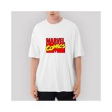 Crows Gate Marvel Comics Oversize Beyaz Tişört