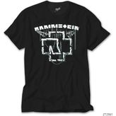 Crows Gate Rammstein Chain Logo Siyah Tişört - 5XL