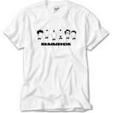 Crows Gate Rammstein Drawing 2 Beyaz Tişört - 5XL
