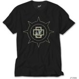 Crows Gate Rammstein Spike Logo Siyah Tişört - 3XL