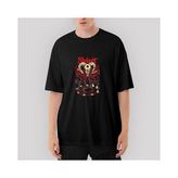 Crows Gate Slipknot Devil Oversize Siyah Tişört