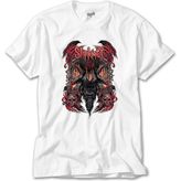 Crows Gate Slipknot Ram Head Beyaz Tişört - 5XL