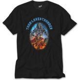 Crows Gate Thor Love And Thunder Jane Foster Banner Siyah Tişört