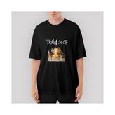 Crows Gate Travis Scott Oversize Siyah Tişört - M