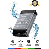 Ctrons IP45 Yağmur Korumalı 12V 20.8A Güç Kaynağı 250W LED Sürücü Ac/dc Trafo Dönüştürücü - Açık Gri