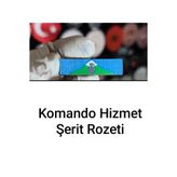 ÇUKUROVA ÜTÜ Komando Hizmet Şerit Rozeti