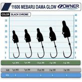 Cultiva 11606 Mebaru Dama Glow LRF Jig Head