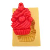 Cupcake Şeklinde Silikon Pasta ve Seker Hamuru Kalibi 7x5x2 cm