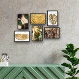 CVC WOOD 6 Parça Çerçeve Görünümlü Mdf Tablo Seti