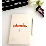 CVC WOOD Veteriner Baskılı Defter Kalem Seti