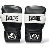 Cyclone Profesyonel Boks Eldiveni Hakiki Deri - Siyah - 10 oz